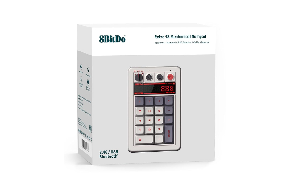 8BitDo Retro 18 Mechanical Numpad - N Edition